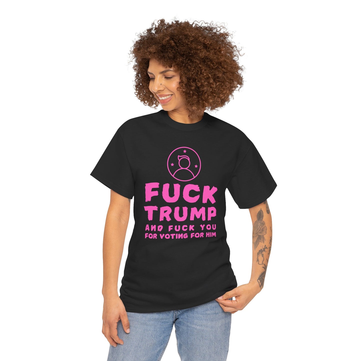 Fuck Trump Unisex Heavy Cotton Tee