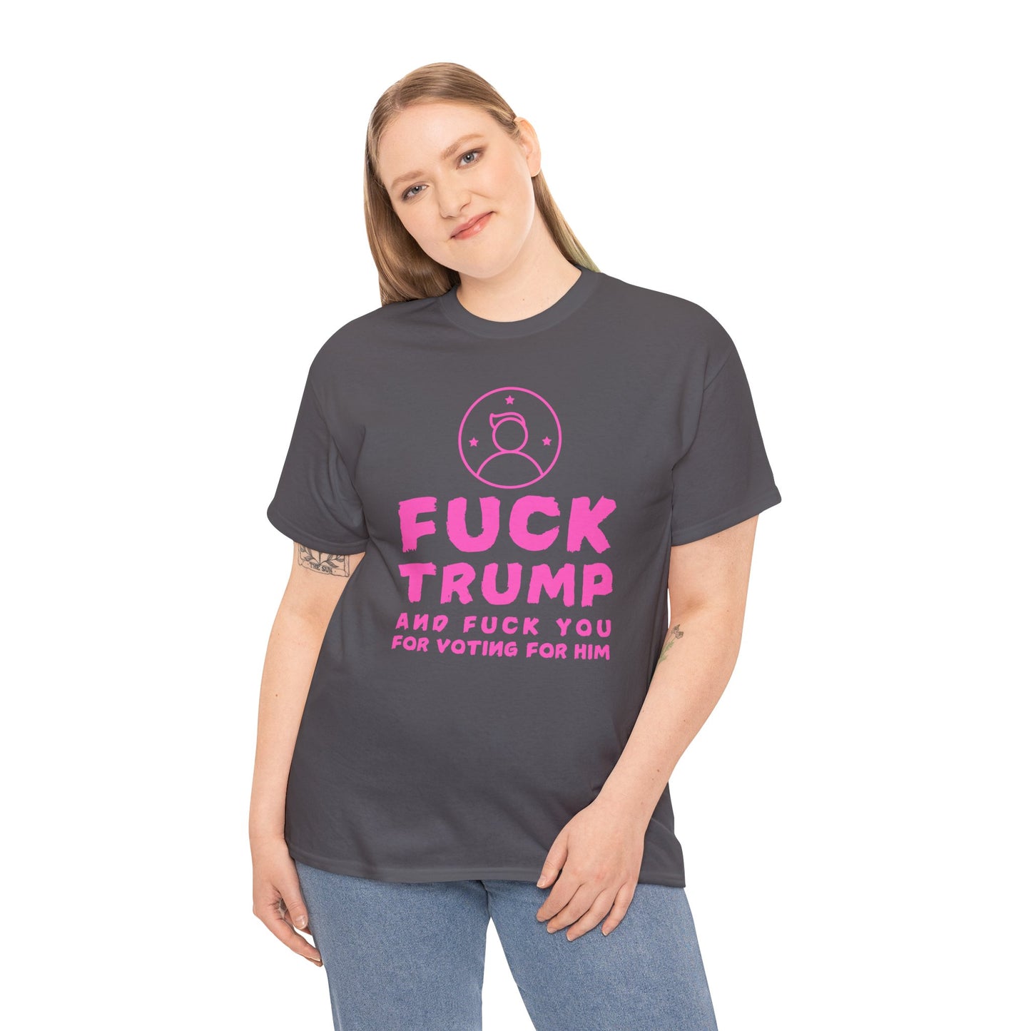 Fuck Trump Unisex Heavy Cotton Tee