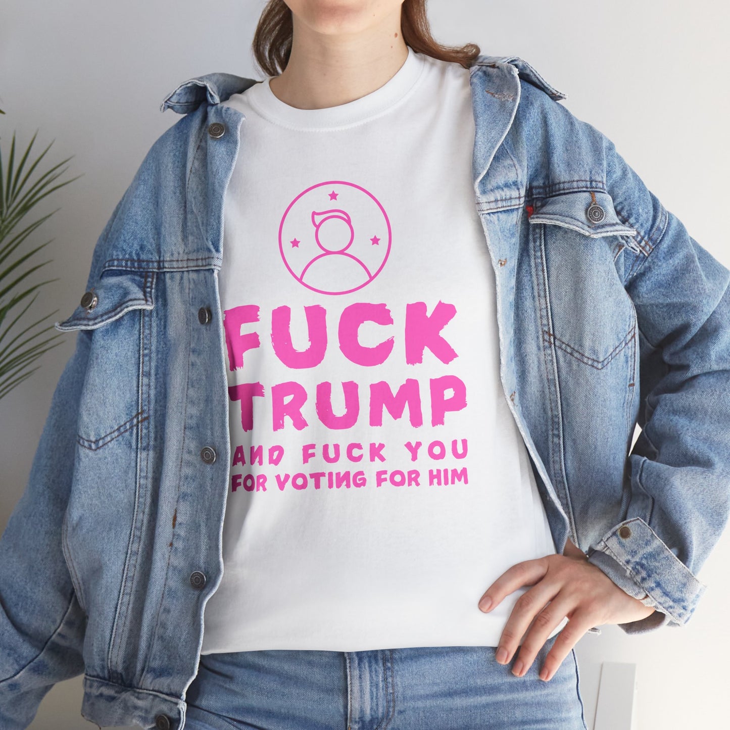 Fuck Trump Unisex Heavy Cotton Tee