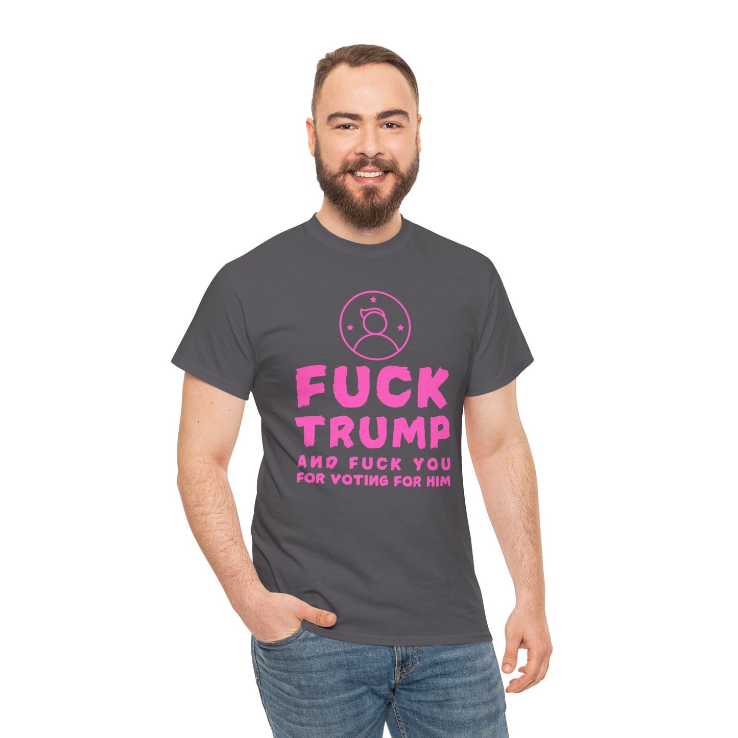 Fuck Trump Unisex Heavy Cotton Tee